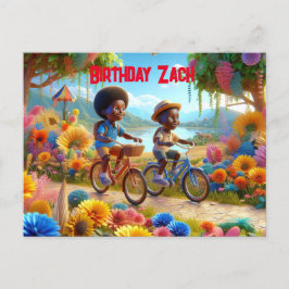 Birthday on a Bike インビテーションポストカード