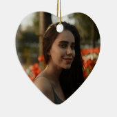 Birthday Ornament with Photo & Custom Message セラミックオーナメント (右)