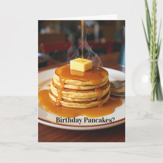 Birthday Pancakes? Birthday Card カード (正面)