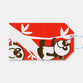 Birthday Pandas ギフトタグ