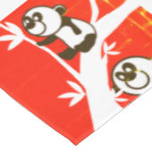 Birthday Pandas テーブルクロス (アングル)