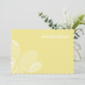 BIRTHDAY PARTY招待状:: flutterby butterfly 2L 招待状 (スタンド正面)