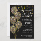 Birthday party   招待状 (正面)