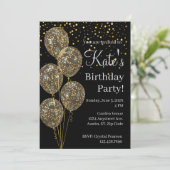 Birthday party 招待状 (スタンド正面)