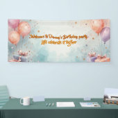 Birthday party banner 横断幕 (トレードショー)