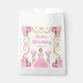 Birthday Party Blonde Princess in Pink フェイバーバッグ (正面)