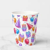 Birthday Party Celebration Paper Cups 紙コップ (裏面)