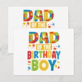 Birthday Party Dad エンクロージャーカード (正面/裏面)