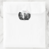 Birthday Party Favor Sticker | Custom Year Number ラウンドシール (バッグ)