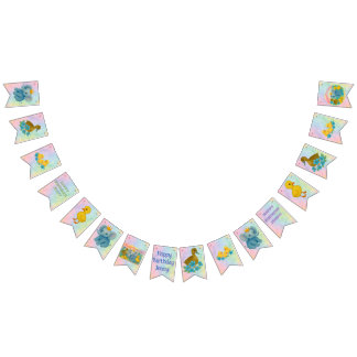 Birthday Party Flag Banner - Children's Parties  バンティングフラッグ