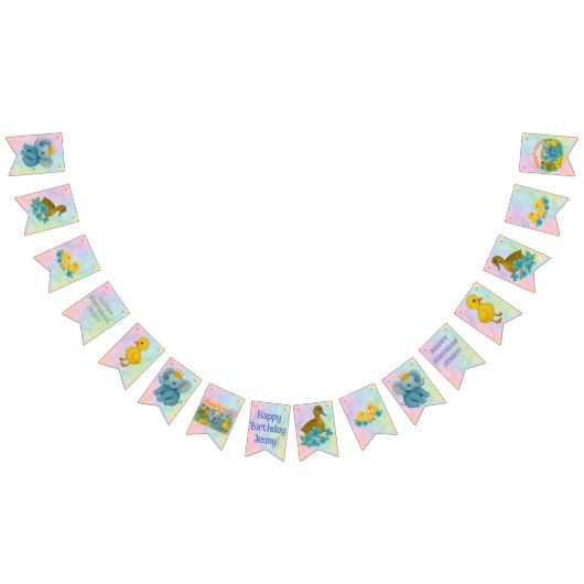 Birthday Party Flag Banner - Children's Parties  バンティングフラッグ (全)