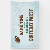 Birthday Party Football Welcome Sign Custom 横断幕 (縦)