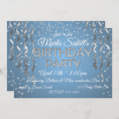 Birthday Party in Diamonds 招待状 (正面/裏面)