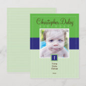 BIRTHDAY PARTY INVITATION :：ステッチ – boy1 インビテーションポストカード (正面/裏面)