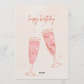 Birthday Party Invitation – Editable Colorful Temp 招待状 (裏面)