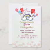 Birthday Party Invitations  招待状 (正面)