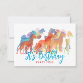 Birthday Party invites Great Dane  (正面)