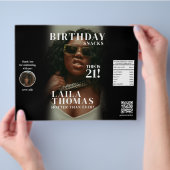 Birthday Party Magazine Cover Chip Bag Wrapper チラシ (手)