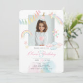 Birthday Party Photo 招待状 (スタンド正面)