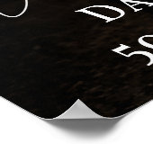 Birthday party photo elegant welcome ポスター (角)