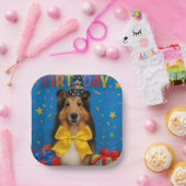 Birthday Party Sheltie ペーパープレート (パーティー)