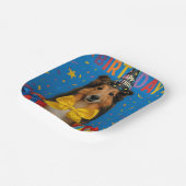 Birthday Party Sheltie ペーパープレート (傾斜あり)