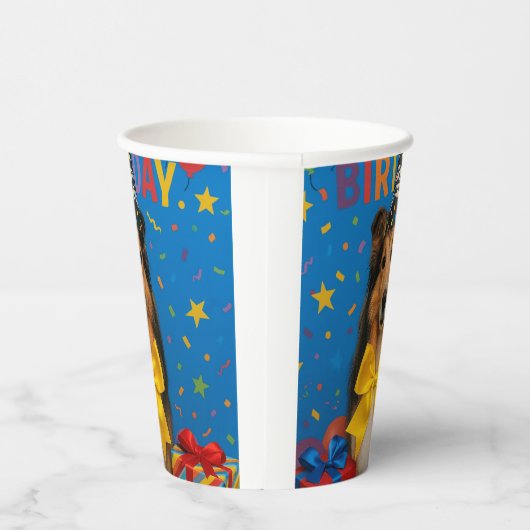 Birthday Party Sheltie 紙コップ (右)