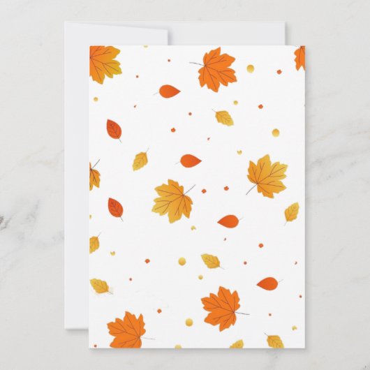 Birthday party spring flowers invitation 招待状 (裏面)