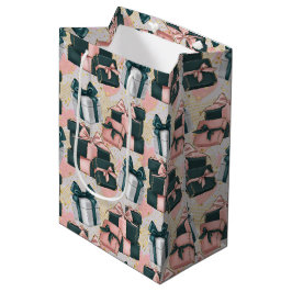 Birthday Pattern  ミディアムペーパーバッグ