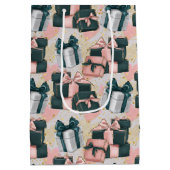 Birthday Pattern  ミディアムペーパーバッグ (裏面)