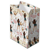 Birthday Pattern ミディアムペーパーバッグ (正面アングル)