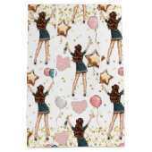 Birthday Pattern  ミディアムペーパーバッグ (裏面)