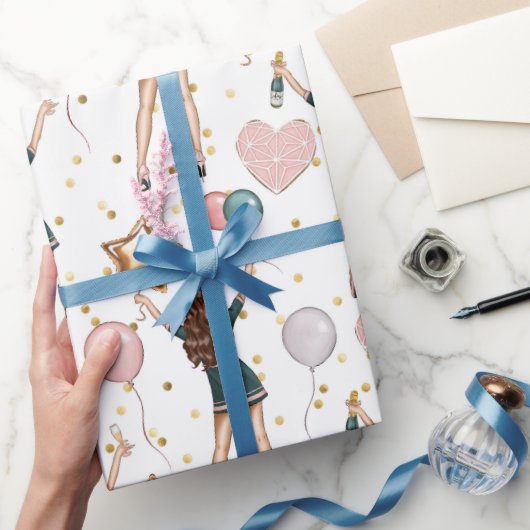 Birthday Pattern  ラッピングペーパー (ギフト)