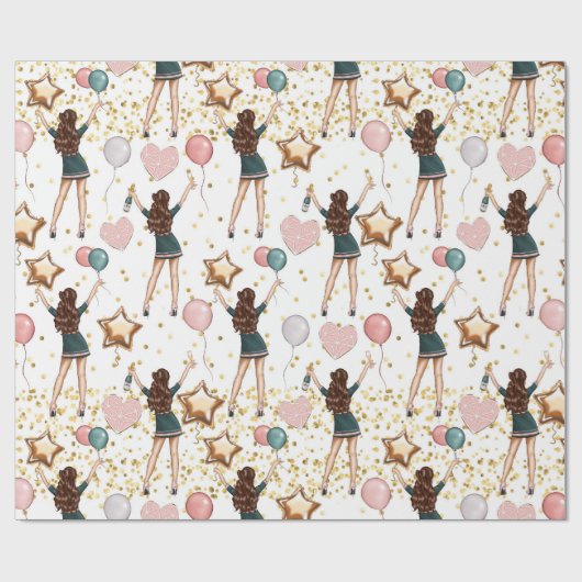 Birthday Pattern  ラッピングペーパー (フラット)