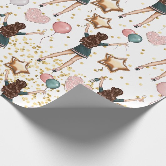 Birthday Pattern  ラッピングペーパー (角)