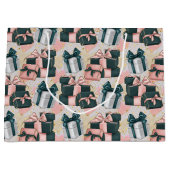 Birthday Pattern  ラージペーパーバッグ (正面)