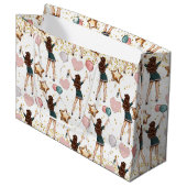 Birthday Pattern  ラージペーパーバッグ (正面アングル)