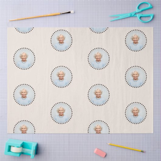 BIRTHDAY | Personalized Photo Gift Wrap 薄葉紙 (クラフト)