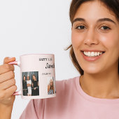 Birthday photo best friends blush pink マグカップ