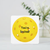 Birthday Pickleball Party 招待状 (スタンド正面)