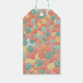 Birthday Picnic, Cute Retro Style ギフトタグ (正面)