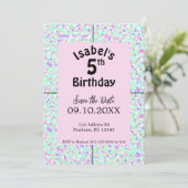 Birthday Polk-A-Dot Initiation for Girls 招待状 (スタンド正面)