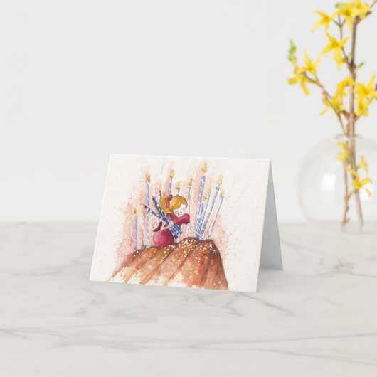 Birthday preparation カード (黄色い花)