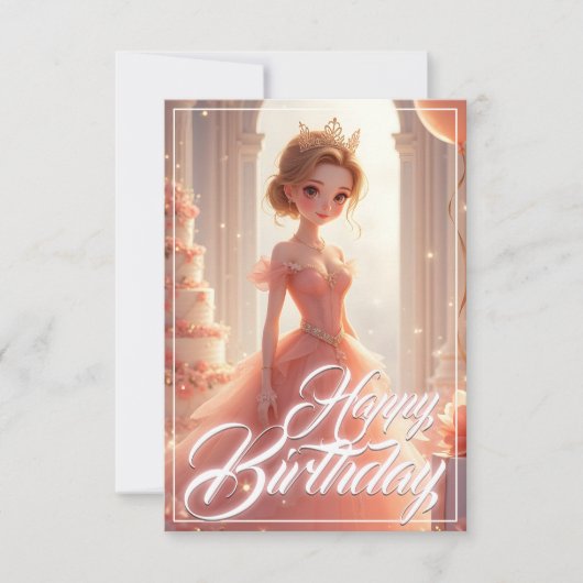 Birthday Princess in a Dreamy Pink Gown (正面)