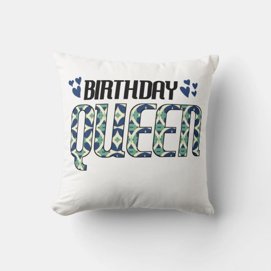Birthday Queen クッション (正面)