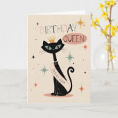 Birthday Queen | 楽しいカード カード (黄色い花)