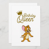 Birthday Queen Card サンキューカード (正面/裏面)