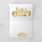 BIRTHDAY QUEEN CARTE シーズンカード (内部)