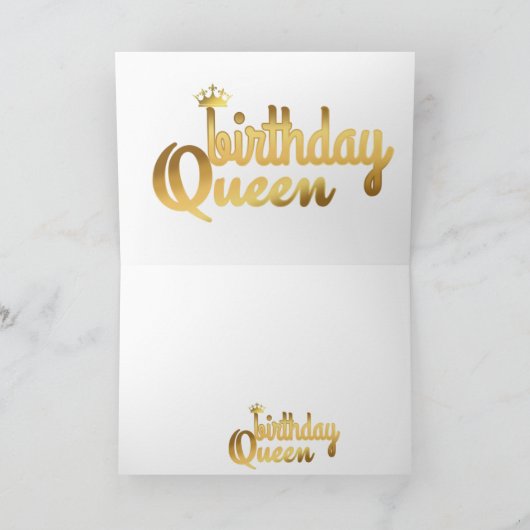 BIRTHDAY QUEEN CARTE シーズンカード (内部)