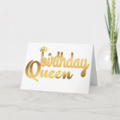 BIRTHDAY QUEEN CARTE シーズンカード (正面)